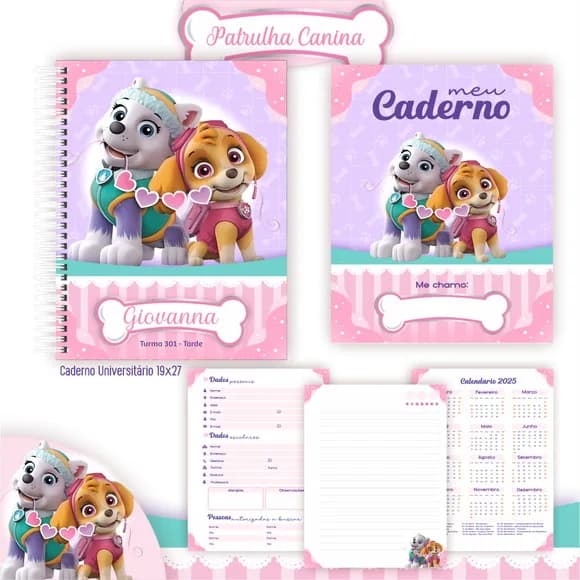 Caderno ou Agenda Personalizada