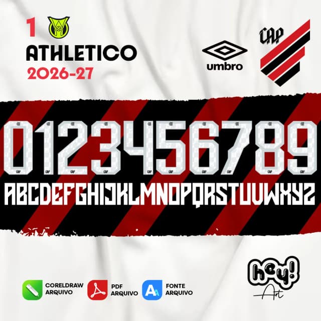 Fonte Vetor Athletico PR 2026/27