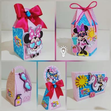 ARQUIVO DE CORTE MINNIE POOL PARTY 100