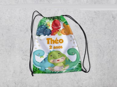 Mochilinha Personalizada Dinossauros Baby