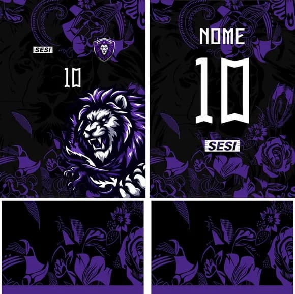 Arte Vetor Camisa Interclasse Leão Tik Tok 367