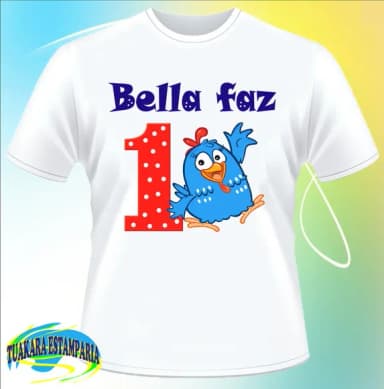 Camiseta Galinha Pintadinha 2