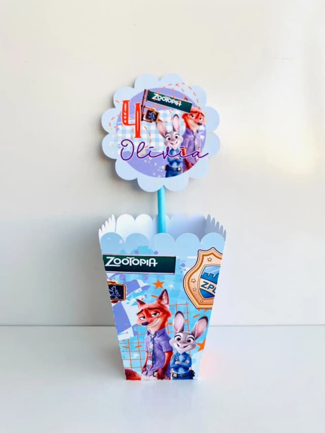 ARQUIVO DE CORTE CENTRO DE MESA ZOOTOPIA 01