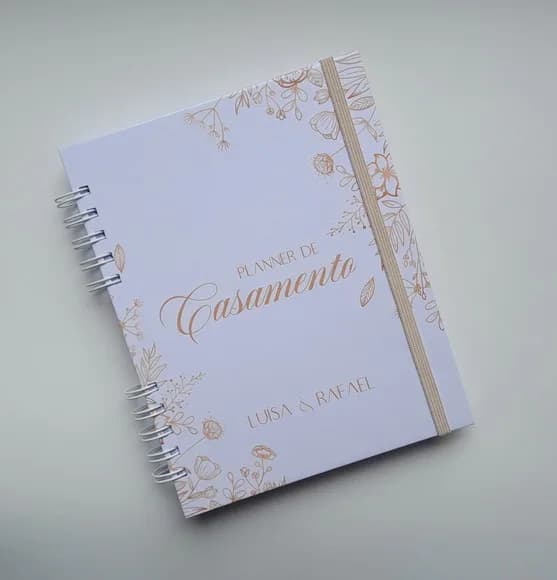 Planner da Noiva Personalizado Permanente c/ Divis - Mod 01