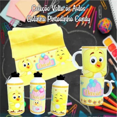 Kit Toalhinha com Garrafa Personalizada
