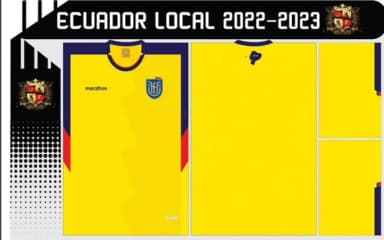 Vetor da Camisa Equador Local 2022-2023
