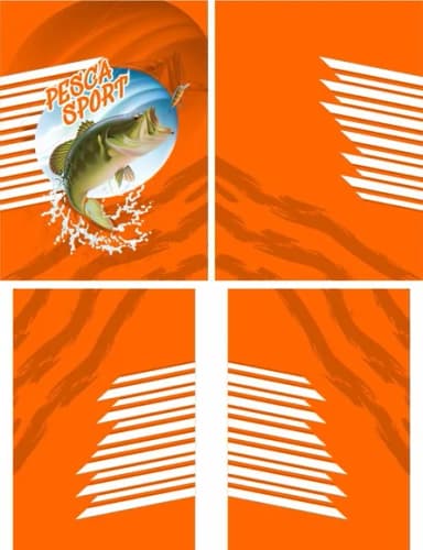 Arte Vetor Camisa Pesca-mod-0255