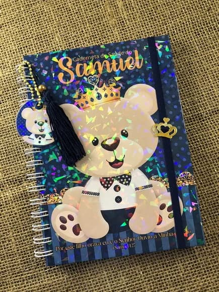 Caderneta de Saúde / Vacinação Personalizada - Ursinho