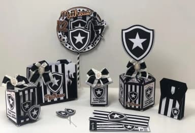 Kit 60 Lembrancinhas Botafogo
