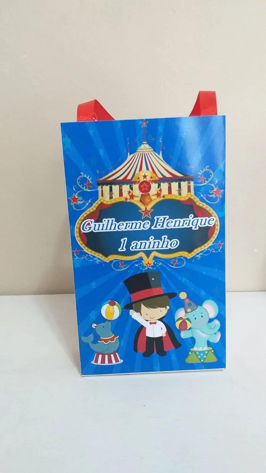 Sacolinhas Personalizadas Circo para Lembrancinhas
