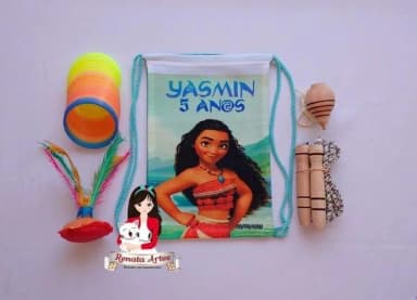 Mochila Boa Infância Tema Moana