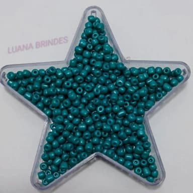 Miçanga Acrílica Tiffany 6mm - Pacote 60 Gramas