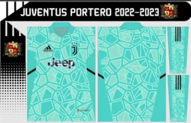 Vetor Da Camisa Da Juventus Goleiro 2022/2023