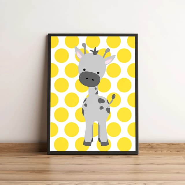 Quadro Infantil de Girafa 143
