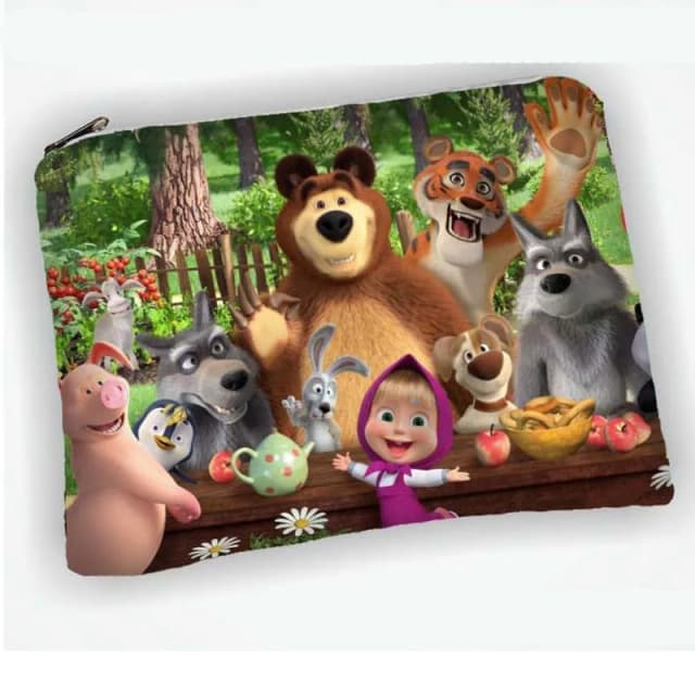 Necessaire Personalizada lembrancinhas da Marsha e o Urso