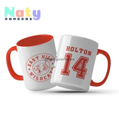 Caneca Personalizada High School Musical Personalize com Nome e Número