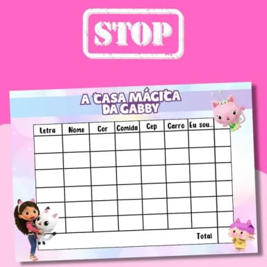 Jogo do Stop ( Conhecido Como Adedanha)