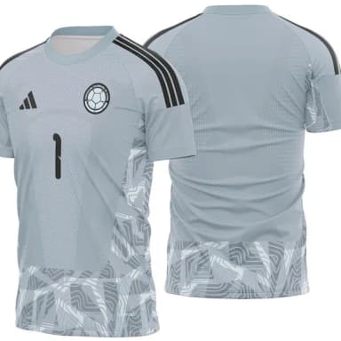 Arte Vetor Camisa Colombia Goleiro I 2026