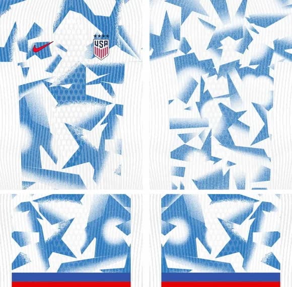 Arte Vetor Camisa Usa Local 2025-26