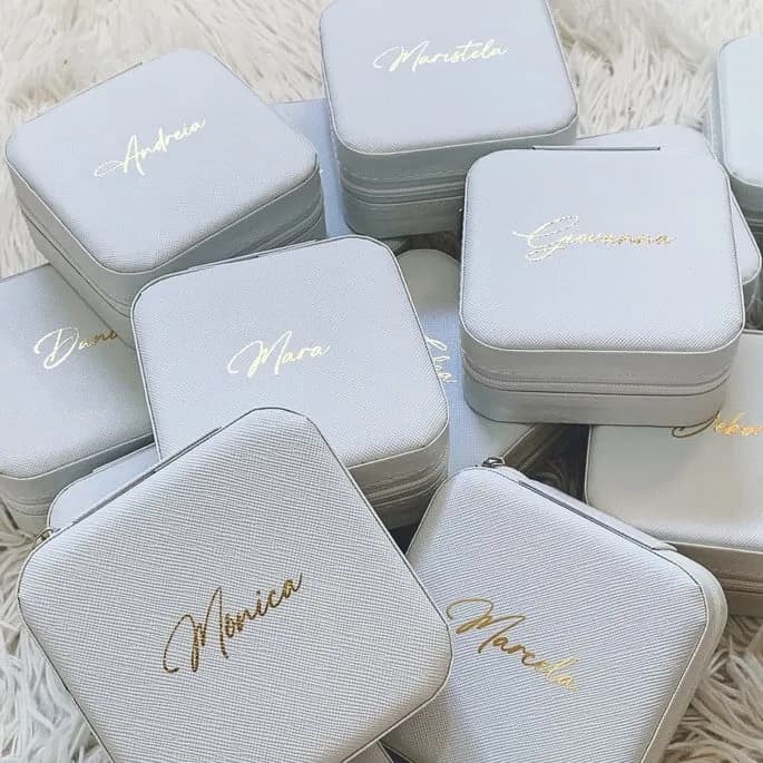 Porta Joias Personalizados - Kit com 10 Unidades