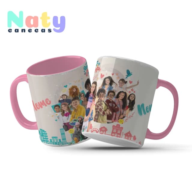Caneca Personalizada A infância de Romeu e Julieta Personalizada com Nome