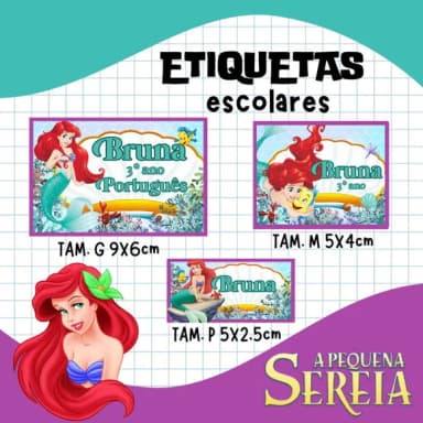 60 Etiquetas Escolares
