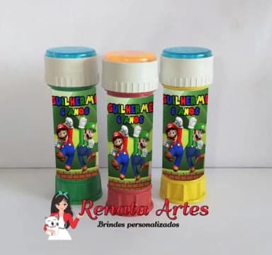 Bolhas de Sabão Super Mario