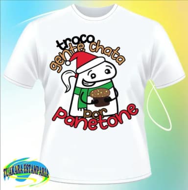 Camiseta Natal Flork 01 Panetone
