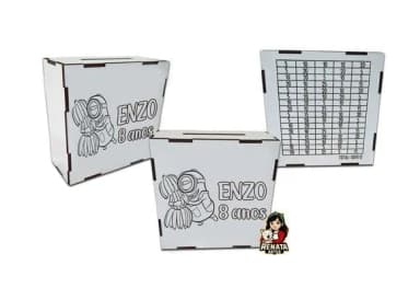 Cofrinho Personalizado Minions Lembrancinha