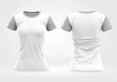 Mokunp Camisa Feminina Gola Redo P/ Coreldraw -yellow Images