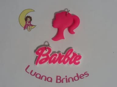 Pingentes Barbie Emborrachado - Pct com 6 Unidades