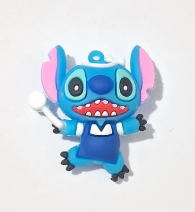 Pingente Stitch Emborrachado Pacote com 2 Unidades