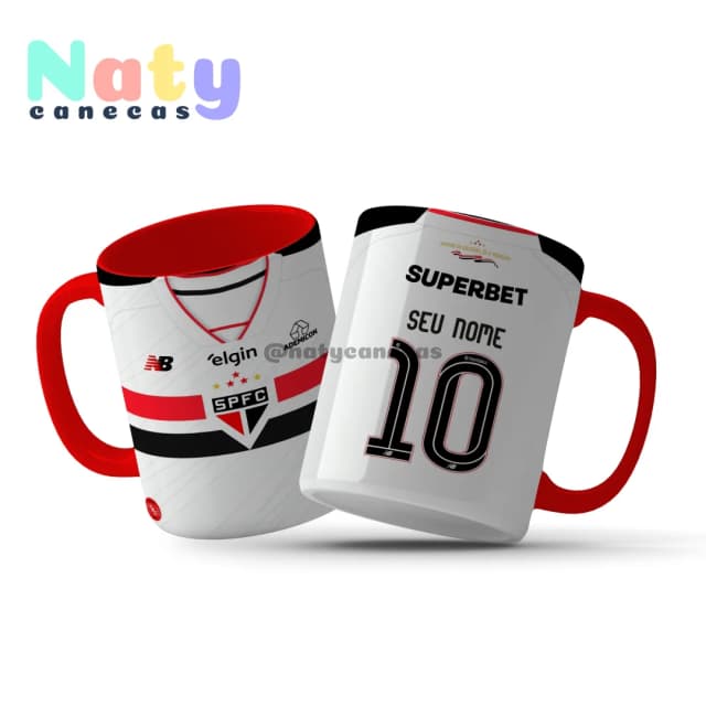 Caneca Personalizada Camisa São Paulo 2026