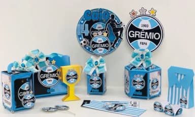 Kit 60 Lembrancinhas Grêmio