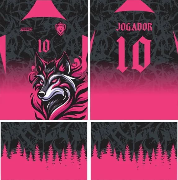Arte Vetor Camisa Interclasse Raposa 383