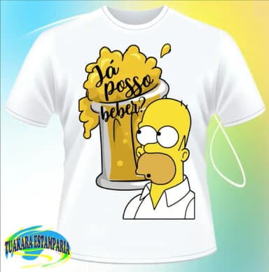Camiseta Divertida Homer Simpson 01