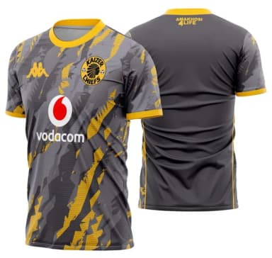 Arte Vetor Camisa Kaizer Chiefs Visita 2024-2025