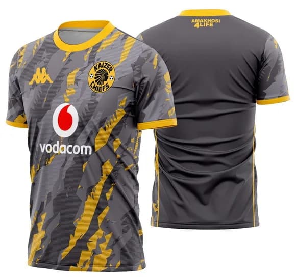Arte Vetor Camisa Kaizer Chiefs Visita 2024-2025
