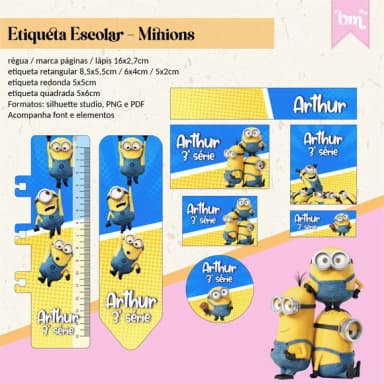 60 Etiquetas Escolares