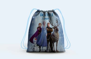 Mochilinha personalizada da Frozen