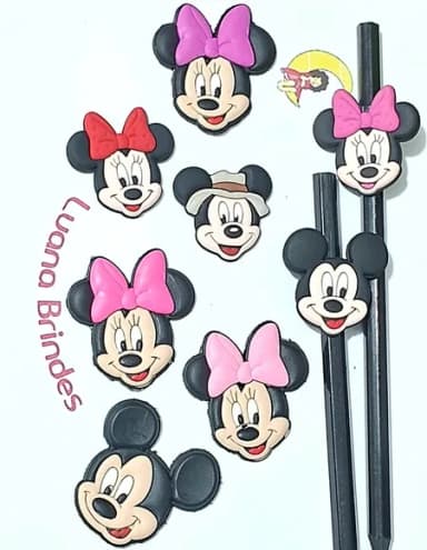 Lápis C/ponteira Mickey e Minnie Pacote com 8 Unidades