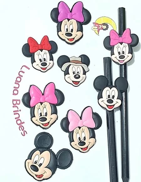 Lápis C/ponteira Mickey e Minnie Pacote com 8 Unidades