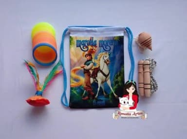 Mochila Boa Infância Tema Enrolados