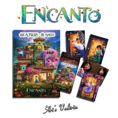 Álbum de Figurinhas Encanto - 10x15cm