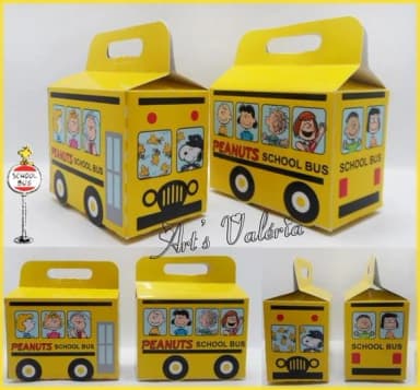 Caixinha Ônibus Escolar do Snoopy