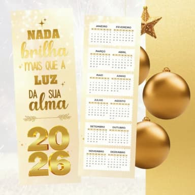 Calendário Marca Página