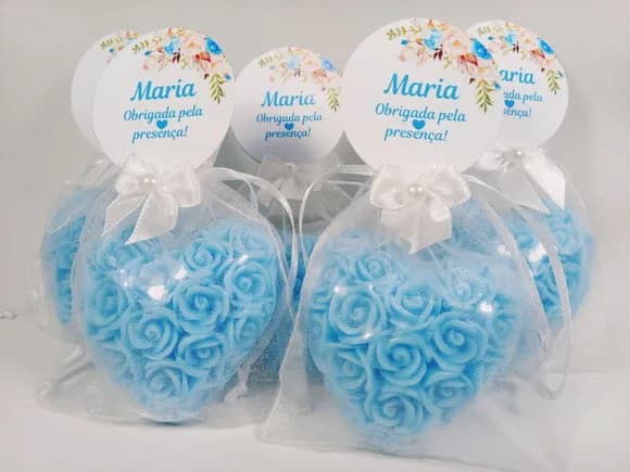 Lembrancinha 15 Anos Debutante: Sabonete Coração Provence