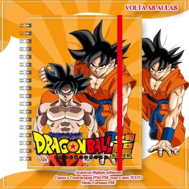 Caderno ou Agenda Personalizada Dragon Ball
