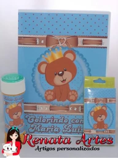 Kit Alegria Ursinho Marron