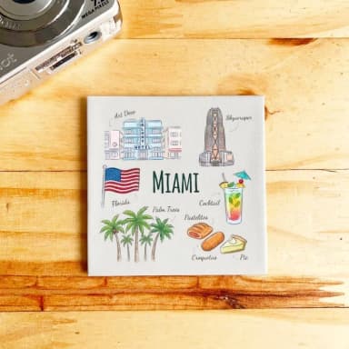 Imã Decorativo Lembrança - Miami